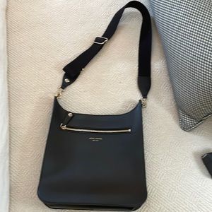 Henry Bendel Black Leather Crossbody bag
